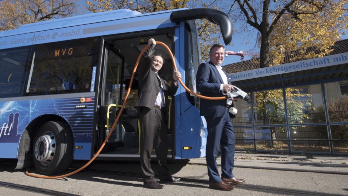Mobilität: Ab Samstag, den 21.Oktober sind die ersten 2 Elektrobusse für München Einsatzbereit.