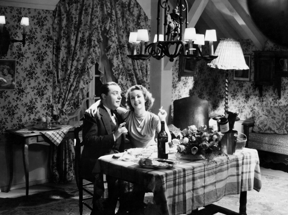 Danielle Darrieux und Robert Arnoux in "Darf ein Mann so dumm sein?", 1938