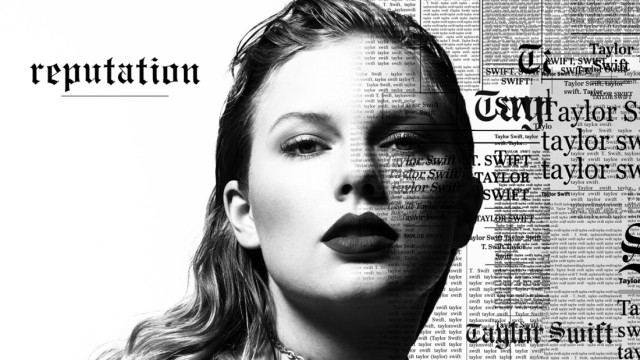 Das Cover von Taylor Swifts Album "Reputation" mit Zeitungsprint