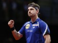 Tischtennis WC in Lüttich 171022 LIEGE Oct 22 2017 Timo Boll of Germany reacts during th