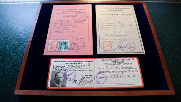 Auktion mit Dokumenten von Walter Ulbricht