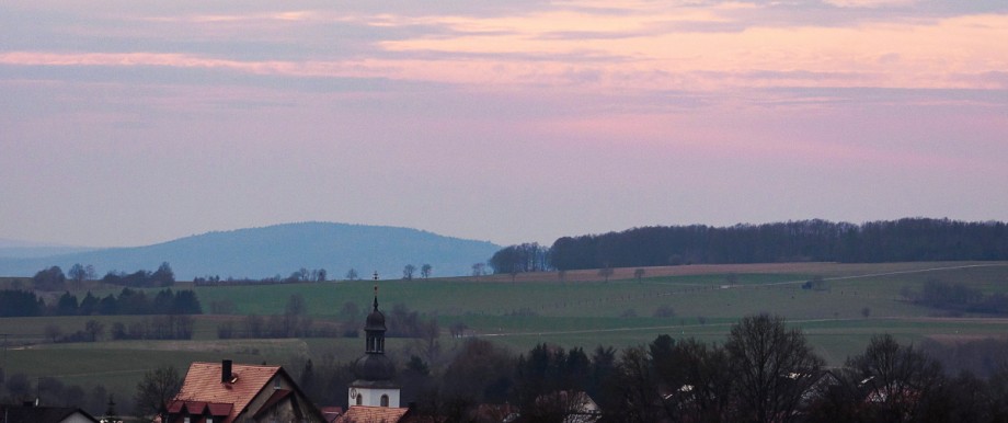 Sonnenuntergang in Oberfranken