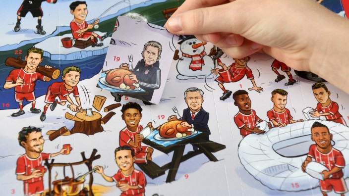 FC Bayern-Adventskalender mit Carlo Ancelotti