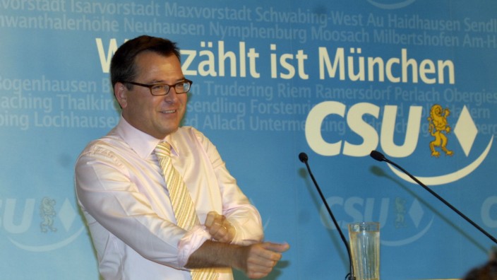 Josef Schmid eröffnet CSU-Wahlkampf in München, 2007