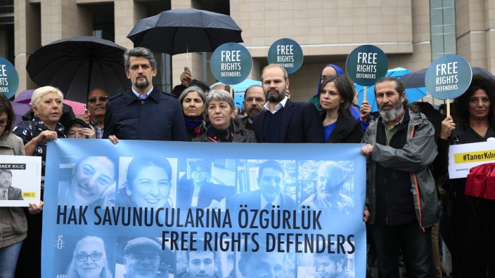 Protest gegen Prozess in Istanbul
