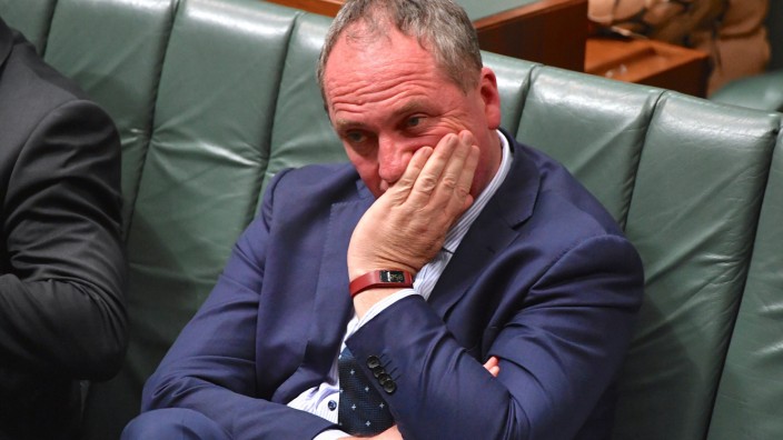 Barnaby Joyce im australischen Parlament