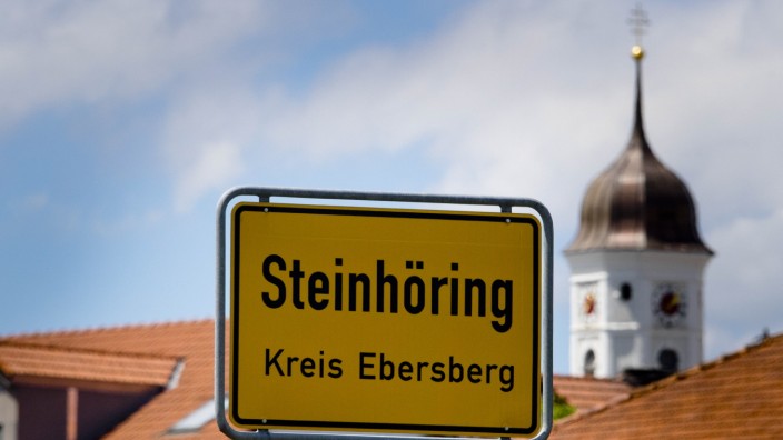 Ortsschild Gemeinde Steinhöring