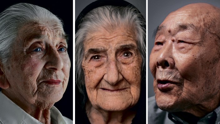 Menschen über 100: Berta Maria Frieda Preiss, 105, Tonia Nola, 103, und Kiichiero Nakajima, 103.