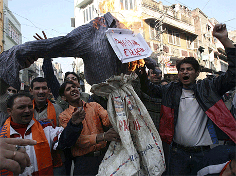 Proteste gegen die Terrorattacken in Mumbai; Reuters