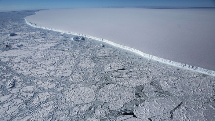 Eisberg A-68 in der Antarktis (2017)