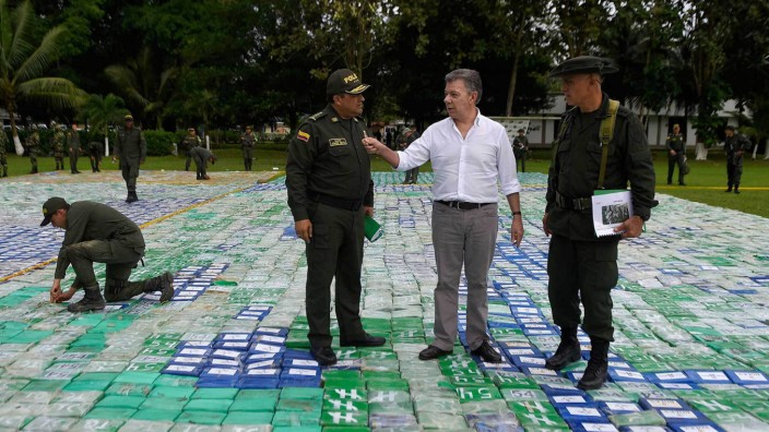 Rekordfund: 12 Tonnen Kokain in Kolumbien