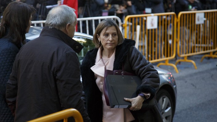 Catalan Parliament Speaker Attends Spain's Supreme Court