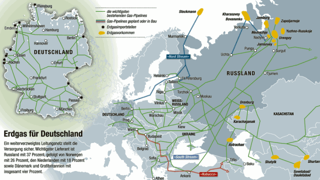 Gas-Streit: Gazprom gegen Kiew: Russisches Gas für Deutschland - ein Überblick.