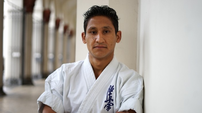 Kyokushinkai: Ist nicht leicht auf die Matte zu kriegen: Arif Abdullah Haidary.