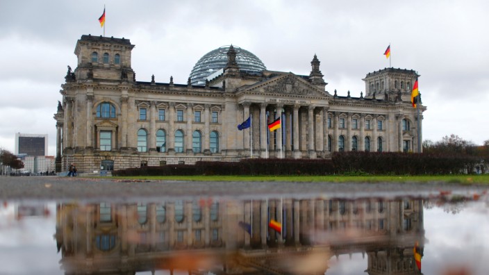 The Reichstag building, seat of the Bundestag, is seen in Berlin