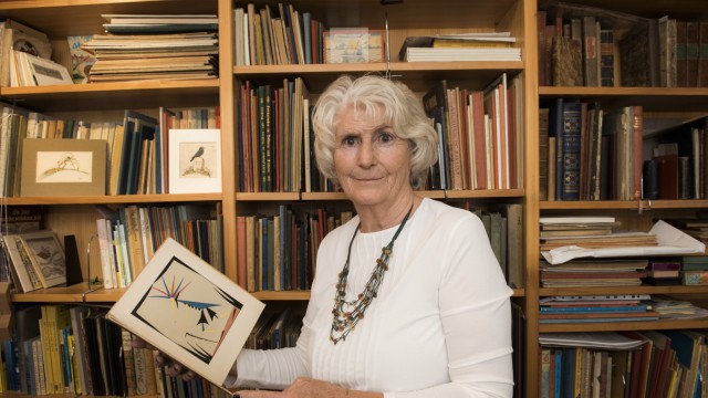 Ottobrunn, Besuch bei Barbara Murken und ihrer Sammlung von Kinder-und Jugendbüchern