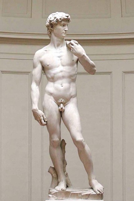Kunst und Kommerz: Michelangelos „David“ in der Galleria dell’Accademia in Florenz.