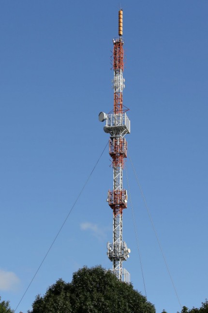 Die Sendeanlage Sender Siegen Giersberg am 10 09 2017 in Siegen Deutschland *** the Transmitter St