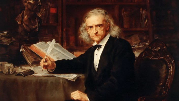 Bildnis des Historikers Theodor Mommsen,  	
Ludwig Knaus