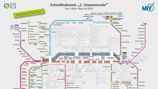 Nahverkehr: So soll die Münchner S-Bahn ab dem Jahr 2026 fahren.