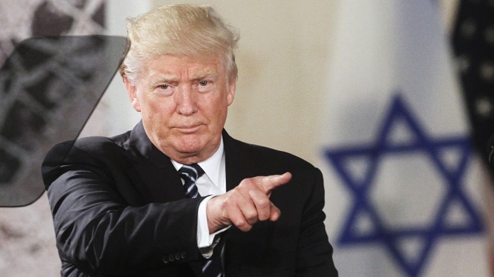 Jerusalem: US-Präsident Donald Trump in Jerusalem im vergangenen Mai