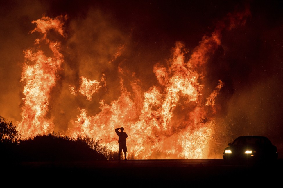 Buschfeuer in Kalifornien
