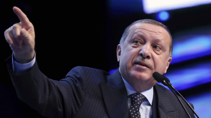 Nahostkonflikt: Spart nicht mit drastischen Worten an die USA: Der türkische Präsident Recep Tayyip Erdoğan.