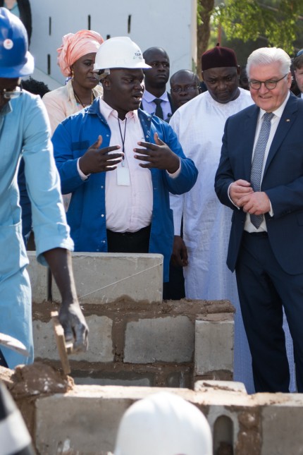 Bundespräsident Steinmeier in Gambia