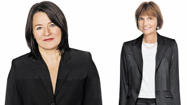 Zukunfts-Szenarien: Tanja Kessel (links) und Rahild Neuburger (rechts)