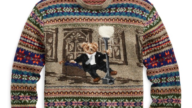 Weihnachtspullover: Eine Reminiszenz von Polo Ralph Lauren an die Fair-Isle-Pullover, die schon der Herzog von Windsor trug.