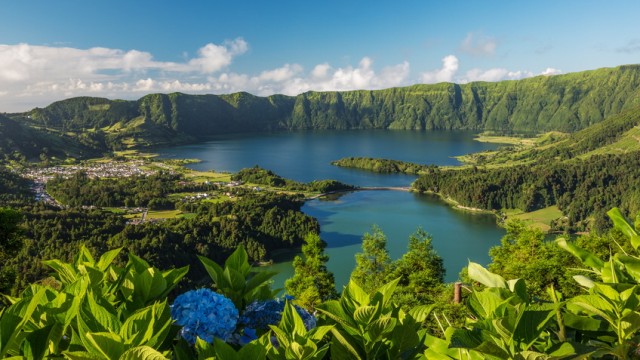 Sete cidades Vulkansee auf Sao Miguel (Azoren)