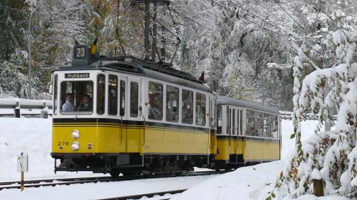 Historie: Triebwagen 276 stammt aus den Fünfzigerjahren und war bis 1967 im Linienverkehr in Stuttgart unterwegs.