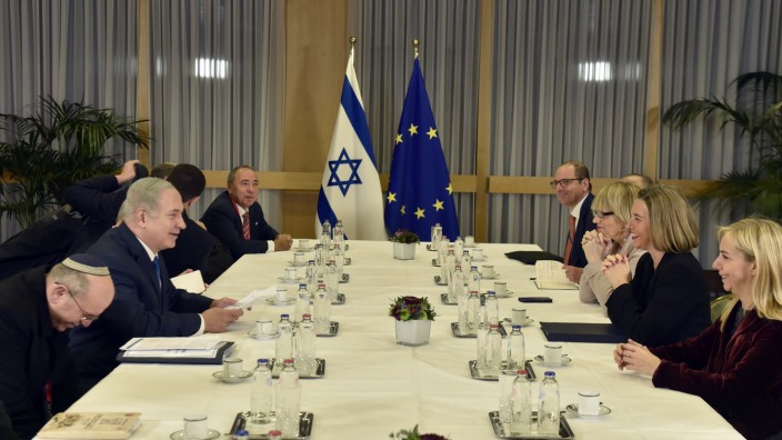 Netanjahu bei EU-Außenministern in Brüssel