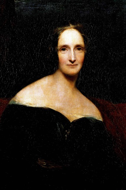 Portrait de l ecrivain britannique Mary Wollstonecraft Shelley 1797 1851 Peinture de Richard Roth