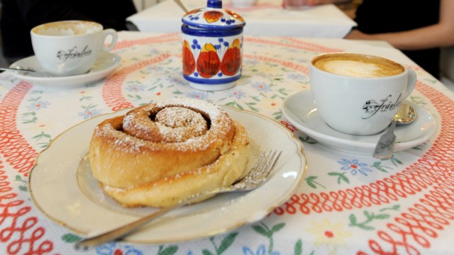 Münchner Kaffehauskultur: Die womöglich besten Zimtschnecken der Stadt gibt es im Café Fräulein.