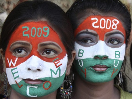 Begrüßung des Jahres 2009 in Indien, Reuters