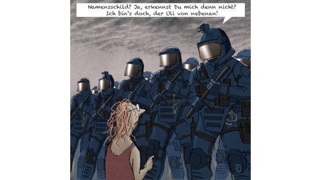 Polizei: SZ-Zeichnung: Jan Rieckhoff