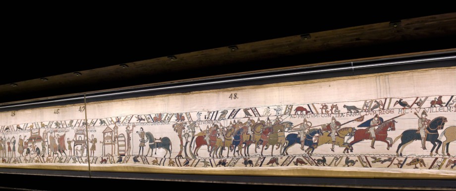 Grenzen: 70 Meter lang und 50 Zentimeter hoch: der Teppich von Bayeux.