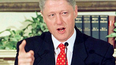 Bill Clinton und Monica Lewinsky: "I did not have sex with that woman" - Bill Clinton sprach's und hoffte darauf, dass die Nation ihn versteht.