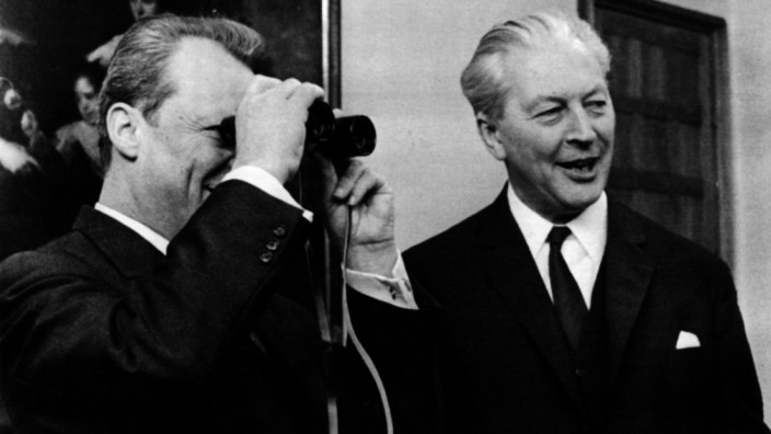 Willy Brandt und Kurt Georg Kiesinger, 1968