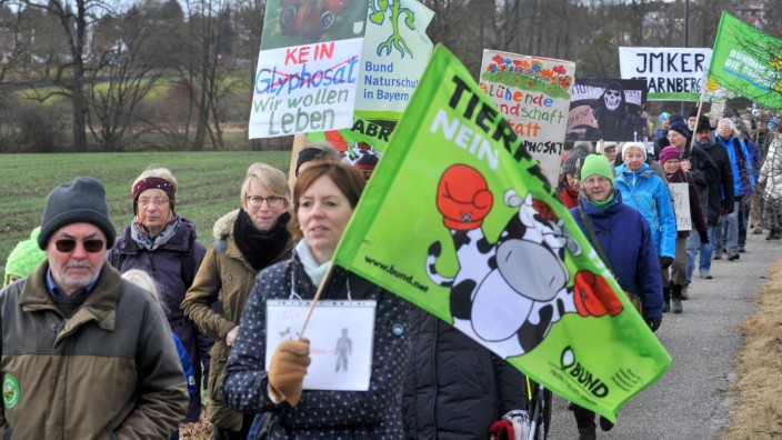 Hechendorf : Anti Glyphosat Demonstration