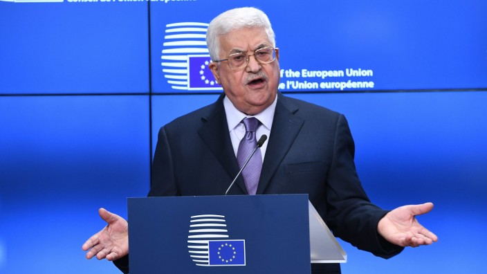 Palästinenser: Seit zwölf Jahren ist Mahmud Abbas Palästinenser-Präsident. Nun will er eine Anerkennung Palästinas durch die EU-Länder erreichen – als Reaktion auf Trumps Jerusalem-Entscheidung.
