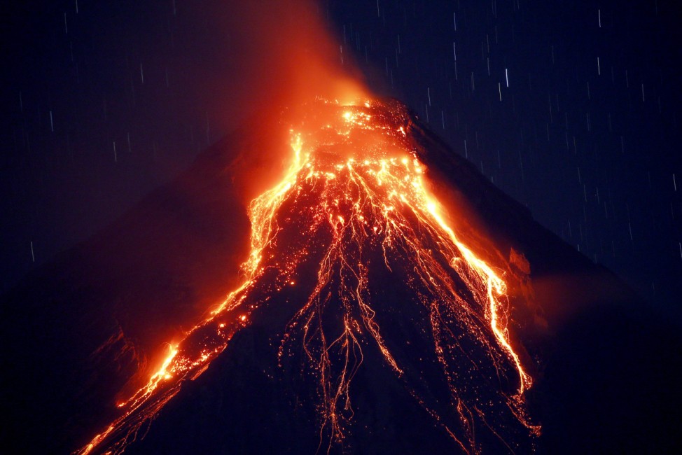 Aktivster Vulkan der Philippinen