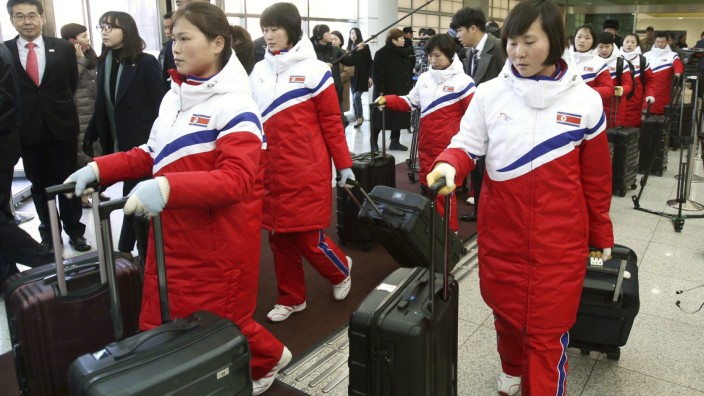 Nordkorea schickt Eishockey-Spielerinnen zu Olympia in Südkorea