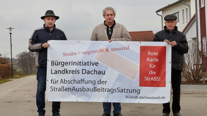 Die Bürgerinitiative "Landkreis Dachau gegen Straßenausbaubeitragssatzung"