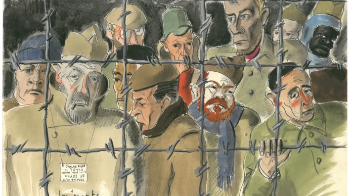 Ausstellung `"Sowjetische Gefangene im Zweiten Weltkrieg;
 im Kulturzentrum 2411 in der Blodigstraße 4