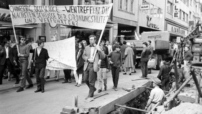 Anti-Springer Demonstration in Bonn 1968