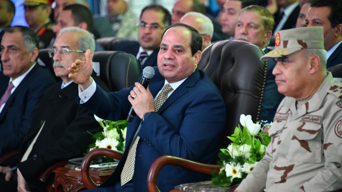 Ägypten und Israel: Auf heiklem Terrain: Ägyptens Präsident Abdel Fattah al-Sisi.