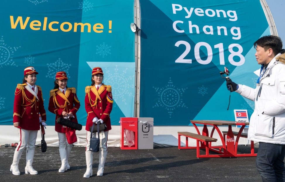 Pyeongchang 2018 - Empfang Nordkoreaner