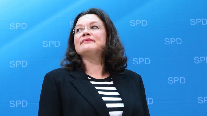 Andrea Nahles und Olaf Scholz